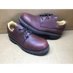 Filson Uplander Oxfords Cognac Brown Leather Men's 9.5D  Made in USA